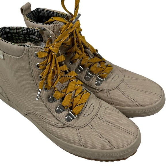 Keds Sneaker Bootie Scout Water Resistant Tan Lace Up WF63597 Size 7 - Picture 3 of 16